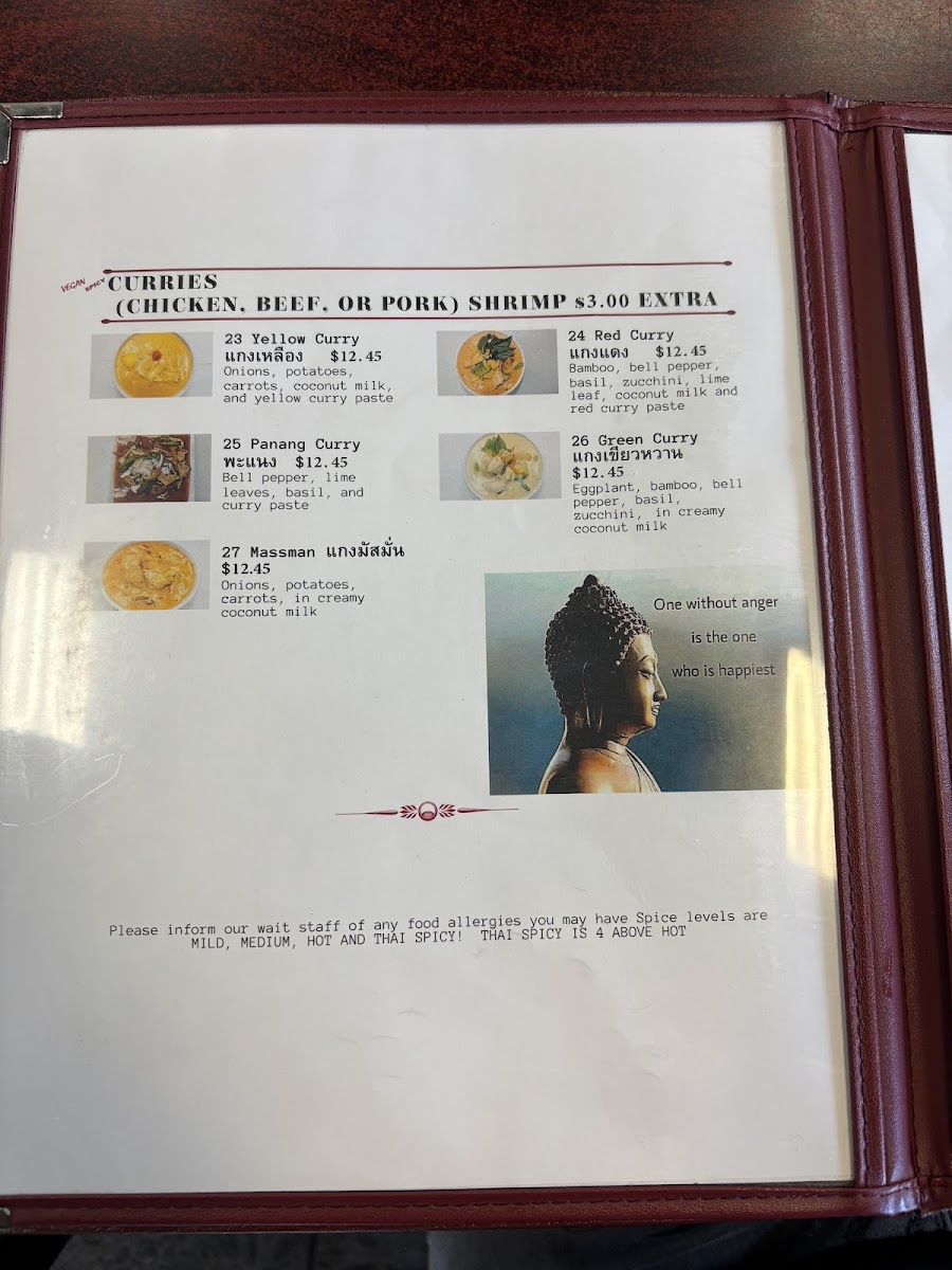 Mee Mee's Authentic Thai Cuisine Menu - Image 4